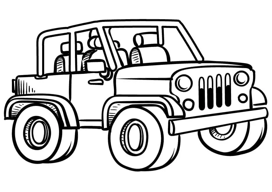 11+ Coloring Pages Jeep