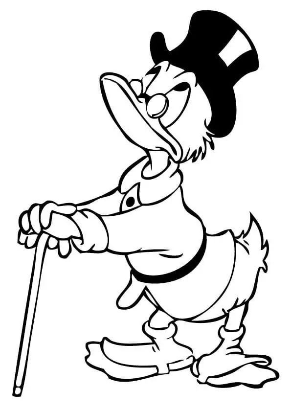 Scrooge McDuck Coloring Pages - Free Printable Coloring Pages for Kids