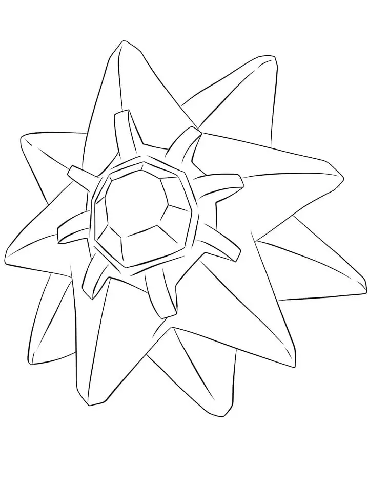 Starmie Pokemon - Coloring Pages