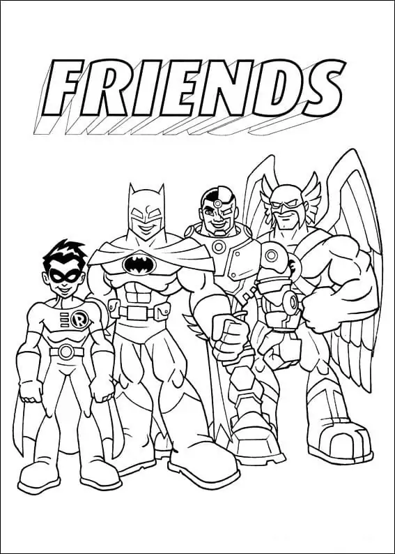 Free Printable Super Friends