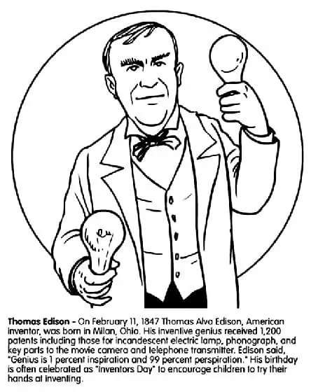 Free Printable Thomas Edison