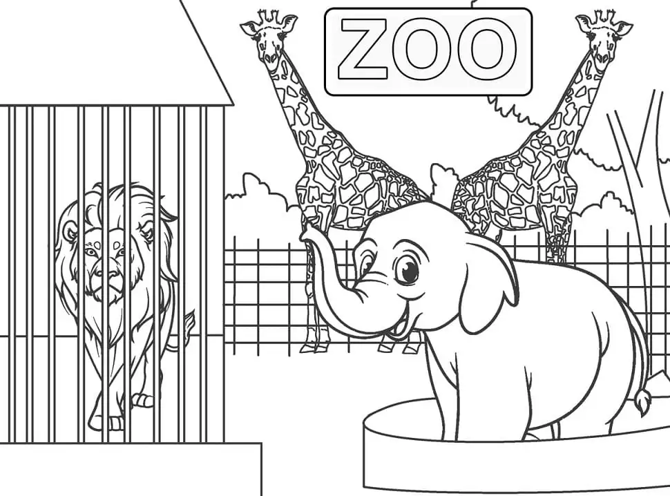 Free Printable Zoo