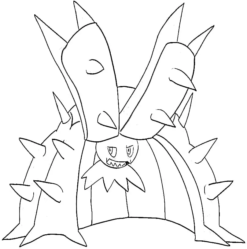 toxapex coloring page to print pokemon