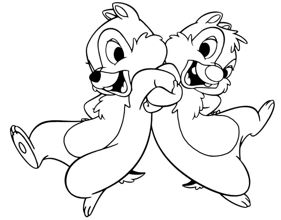 Funny Chip and Dale