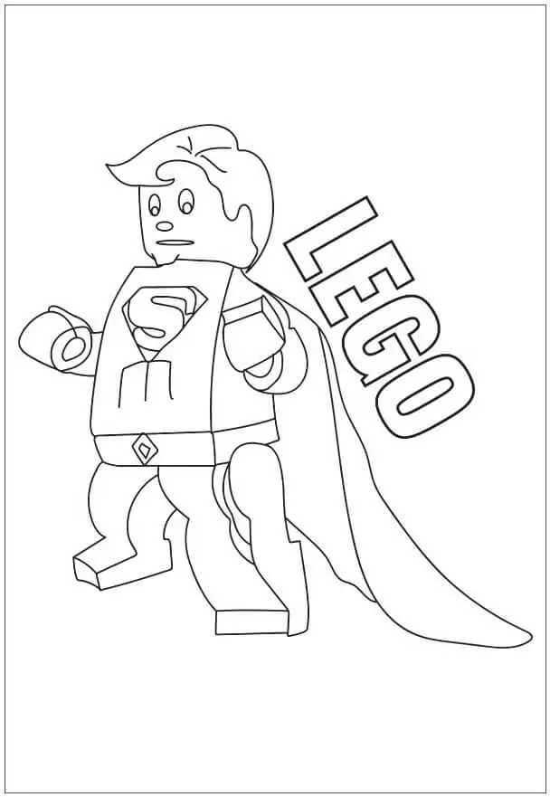 Lustiger Lego-Superman