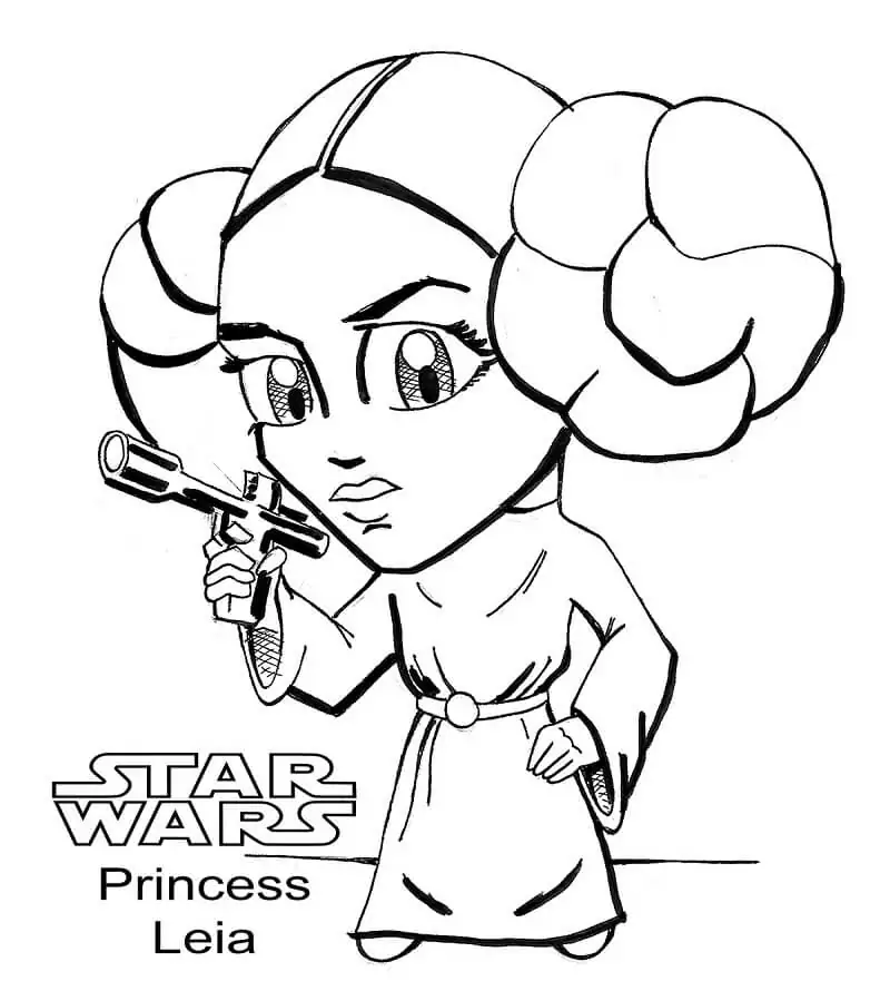 Lustige Prinzessin Leia