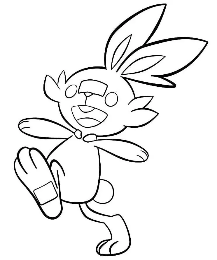 Scorbunny engraçado