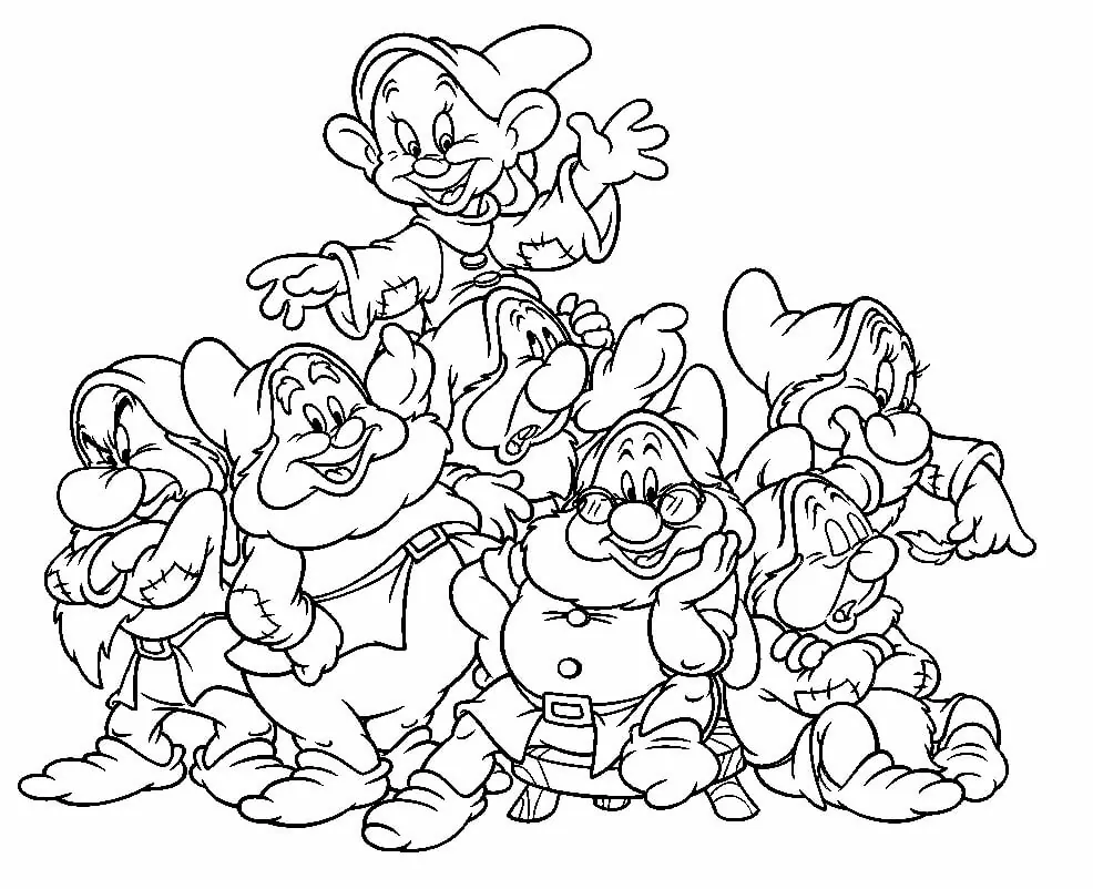 Funny Seven Dwarfs