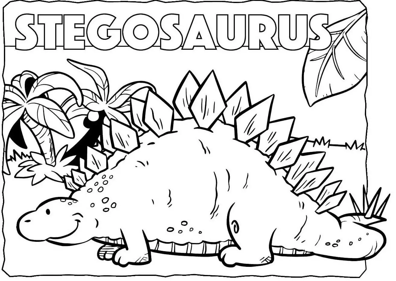 Funny Stegosaurus
