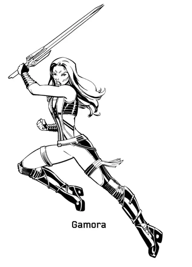 Gamora with Sword