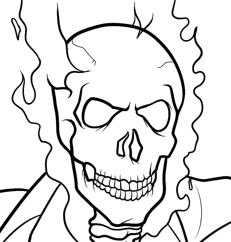 Ghost Rider Face