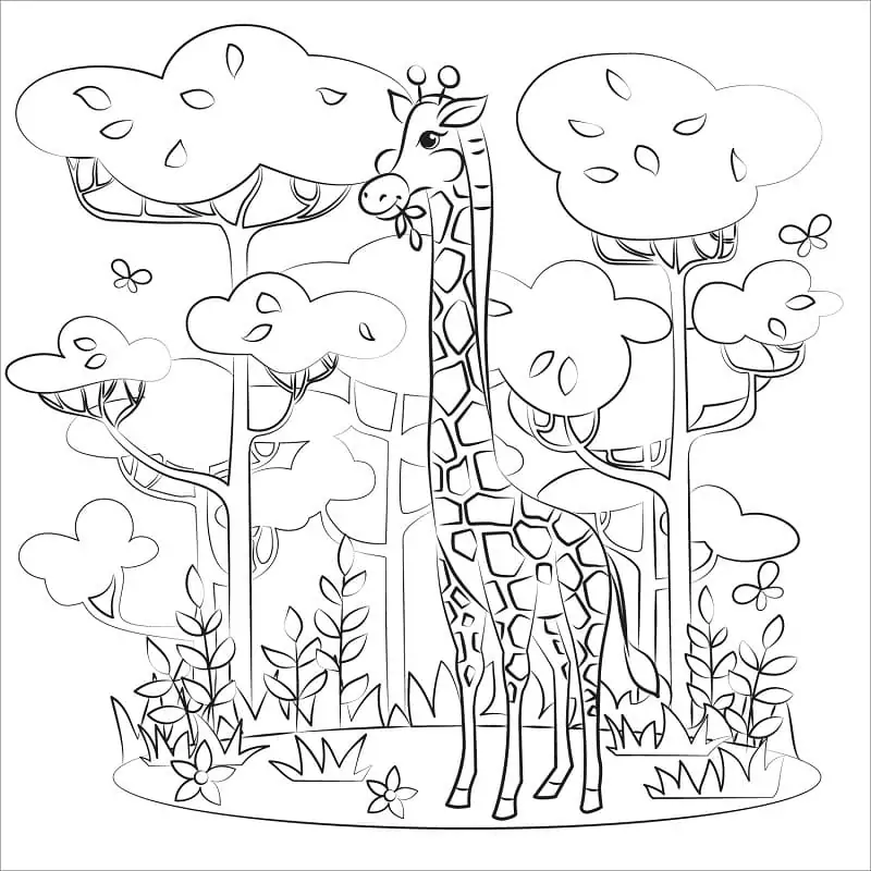 Giraffe für Kinder
