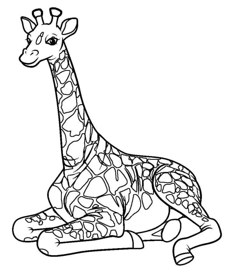 Giraffe to Color