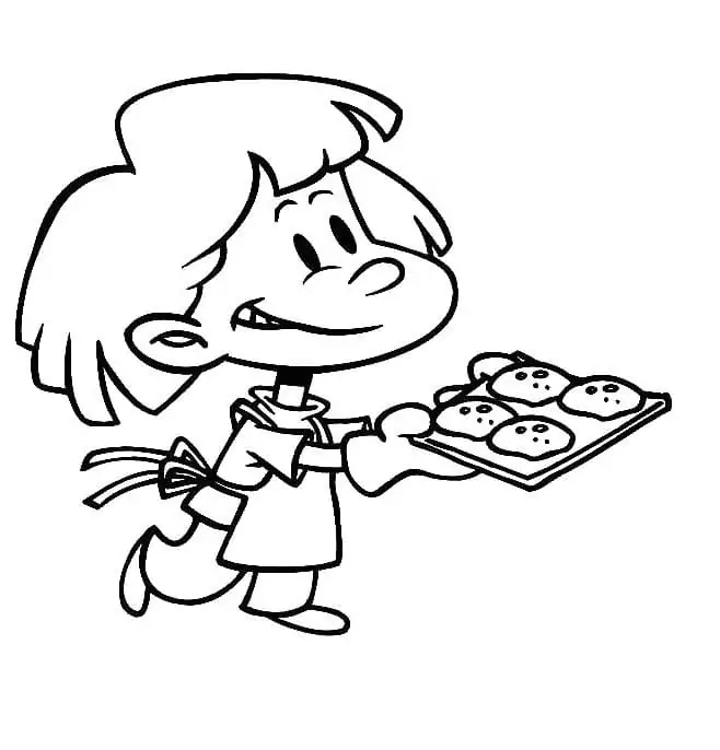 Girl with Cookies