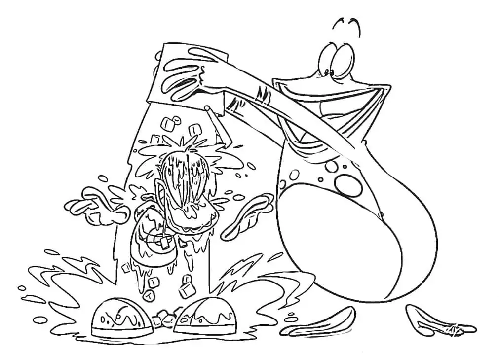 Rayman 5 Coloring Page - Free Printable Coloring Pages for Kids