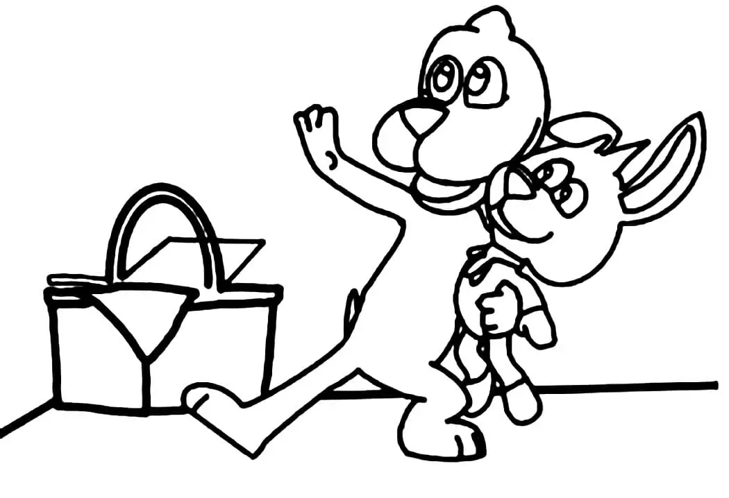 Go Dog Go 1 - Coloring Pages