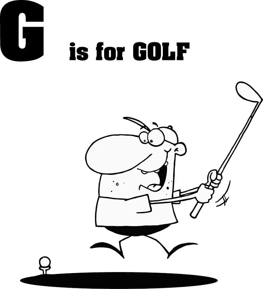 Golf Letter G