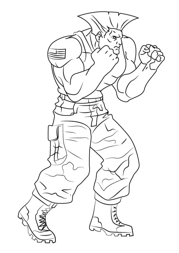 Guile from Street Fighter