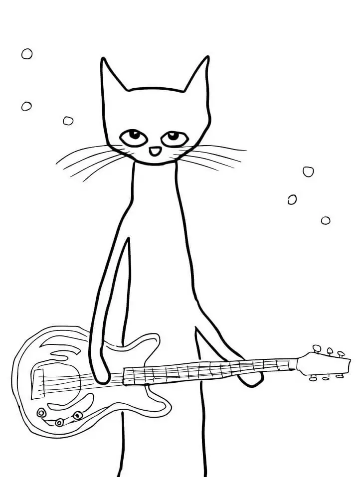 Gitarrist Pete the Cat