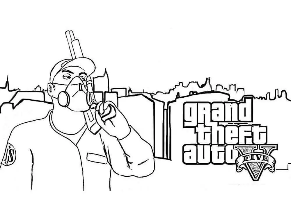 Guy with Gun GTA 5