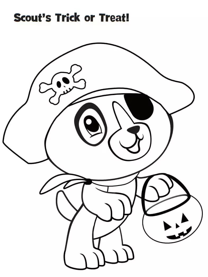 Lovely Scout from Leapfrog Coloring Page - Free Printable Coloring ...