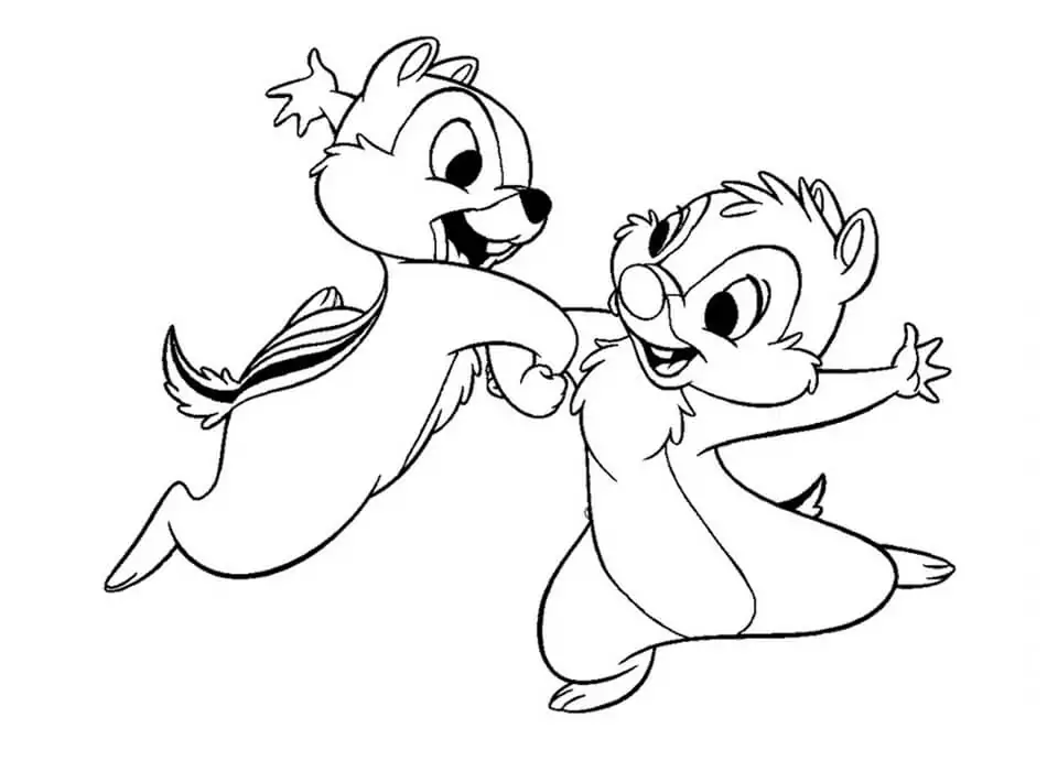 Happy Chip and Dale