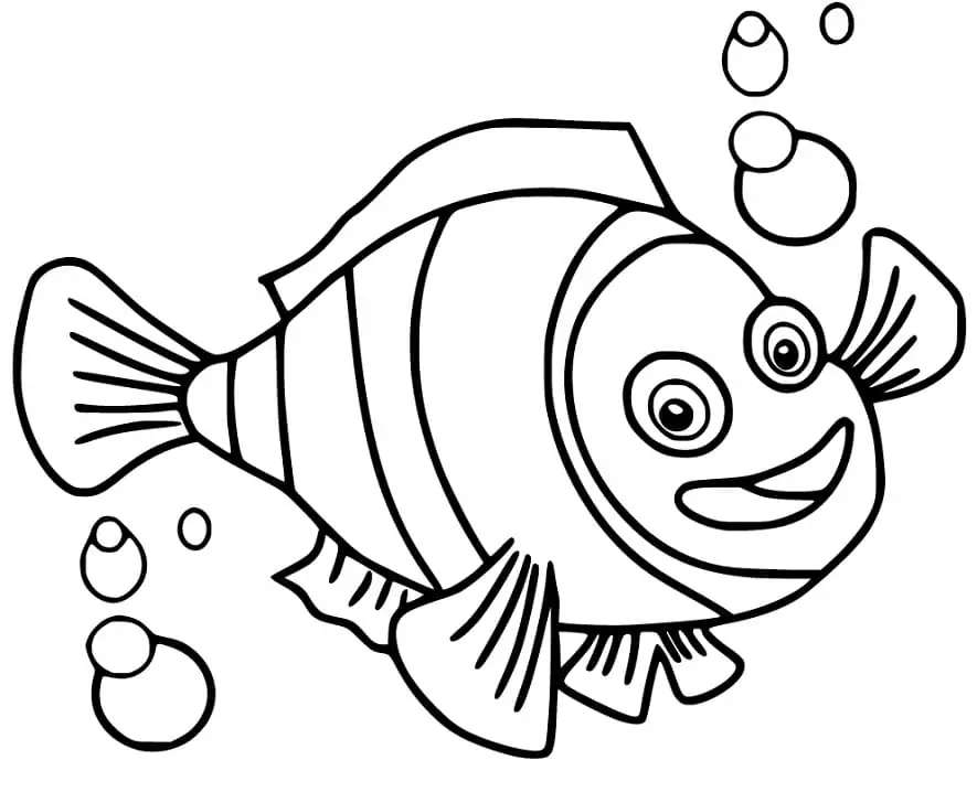 Clownfish Malvorlagen - Kostenlose druckbare Malvorlagen für Kinder