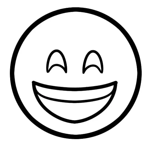 Happy Emoji - Coloring Pages