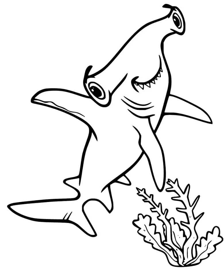Happy Hammerhead Shark