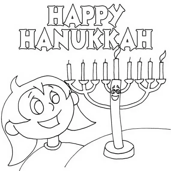 Happy Hanukkah Printable