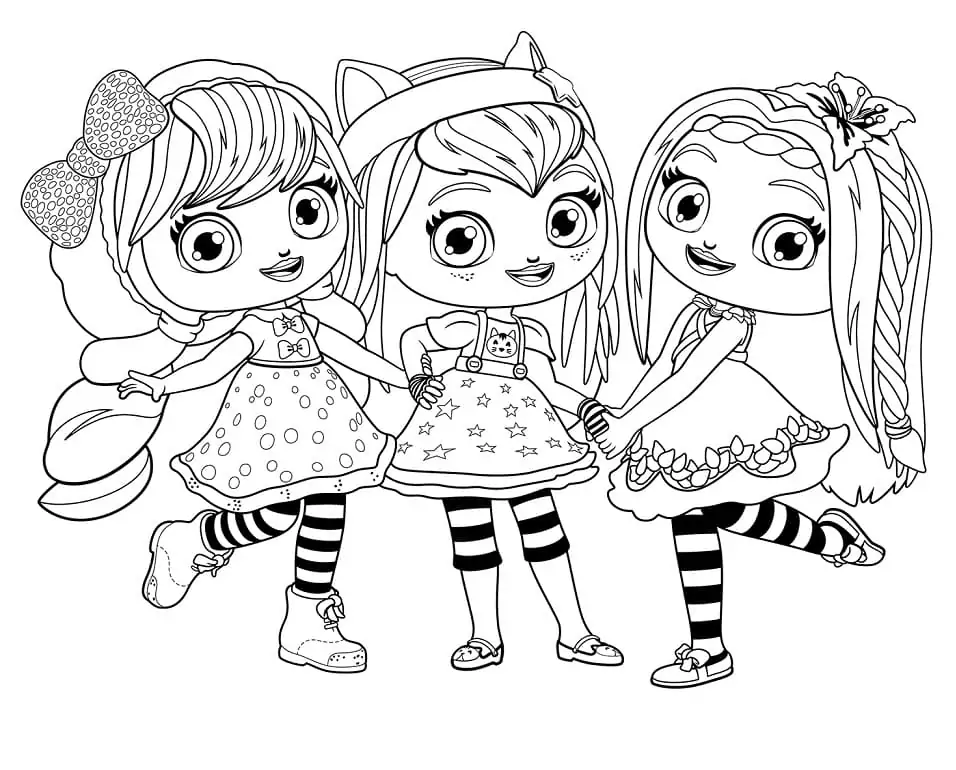 Lavender Little Charmers Coloring Page - Free Printable Coloring Pages ...