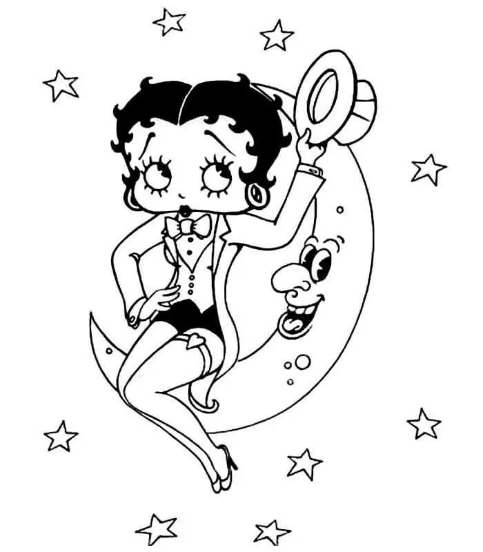 Happy Moon and Betty Boop