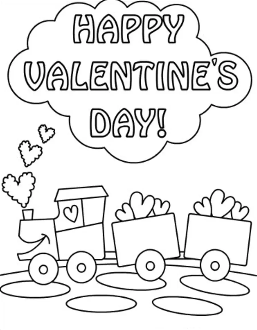 Happy Valentine with Train