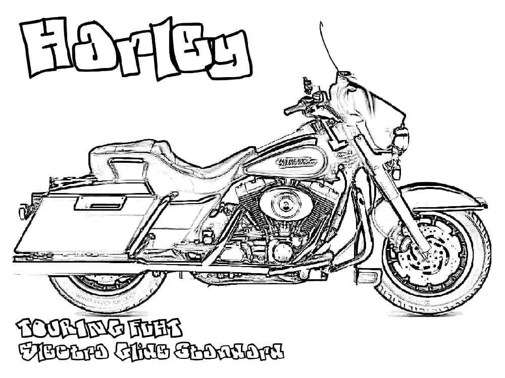 Harley Davidson to Color