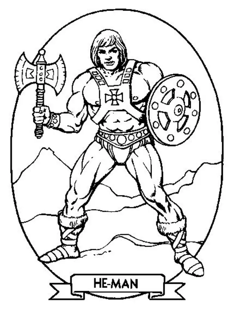 He-Man with Axe and Shield