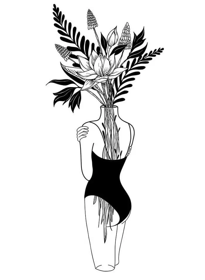 Head of Flowers Tumblr
