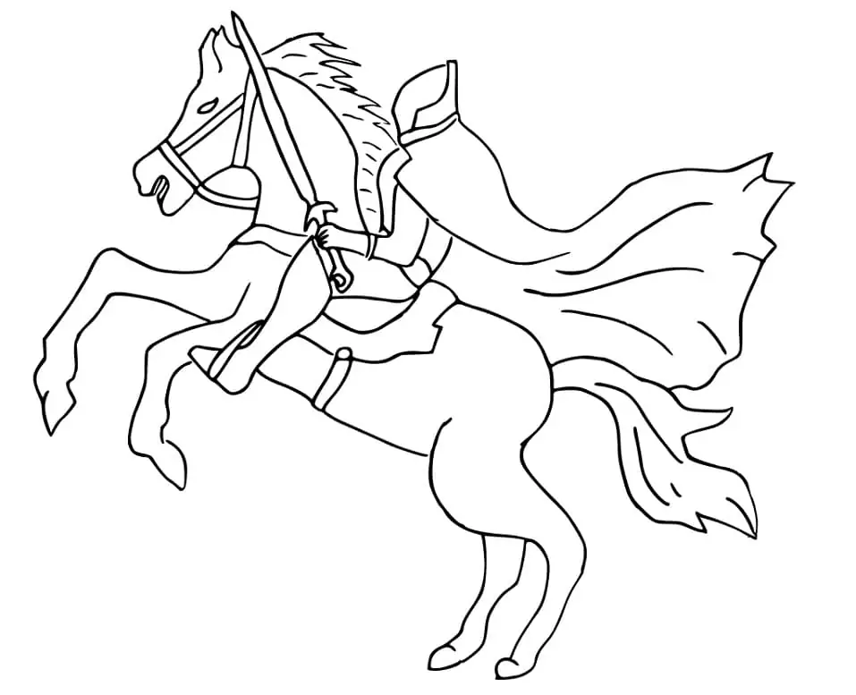 Headless Horseman with Sword