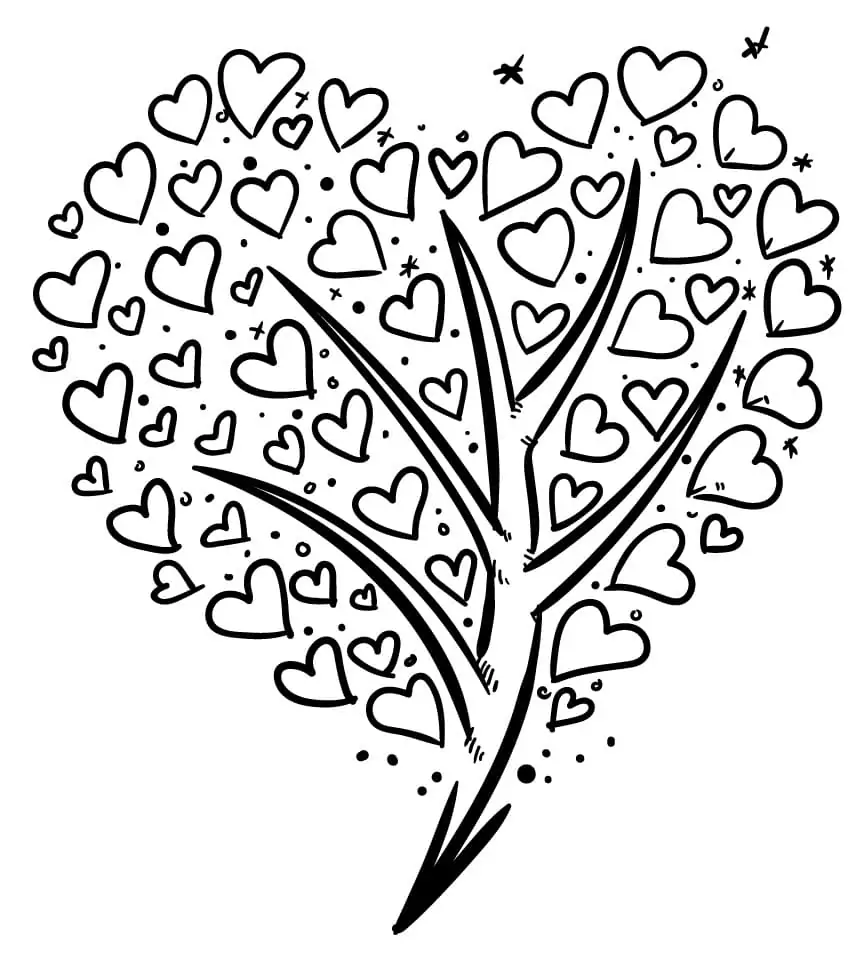 Hearts Tree