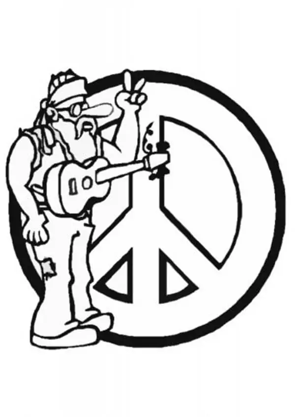 Hippy Man Peace