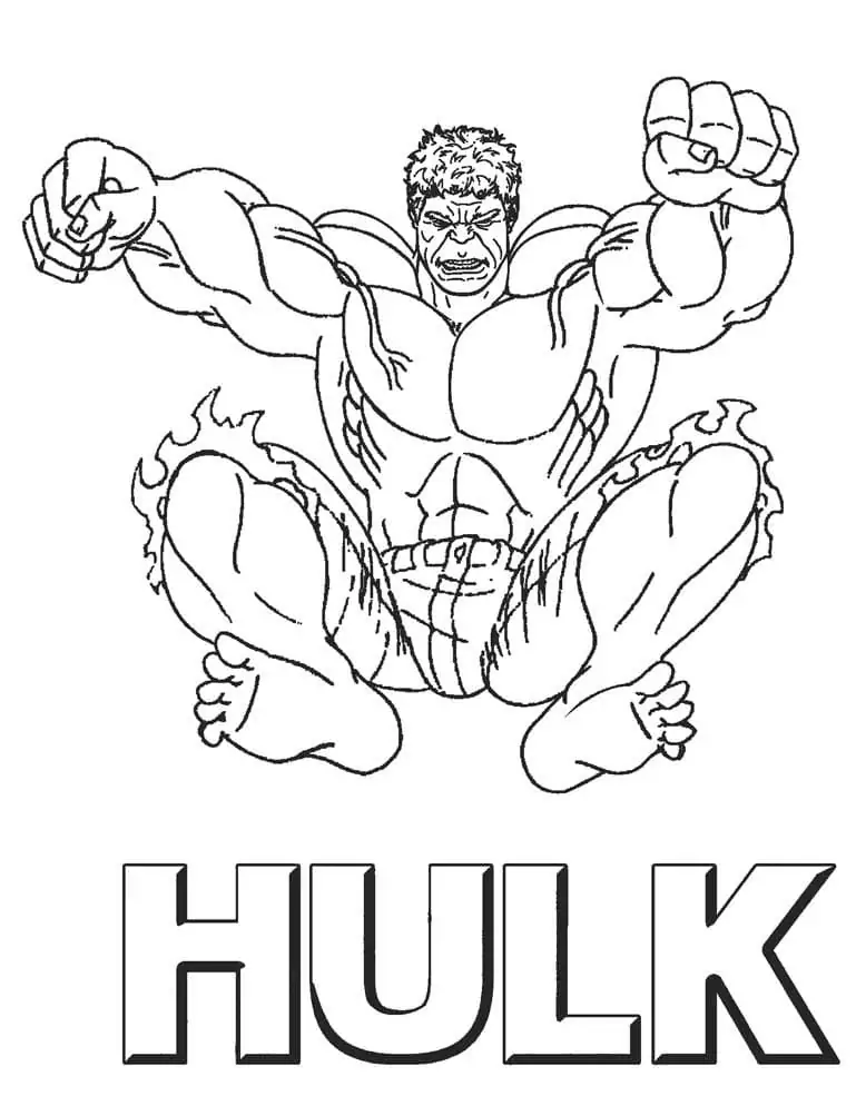 Hulk springt
