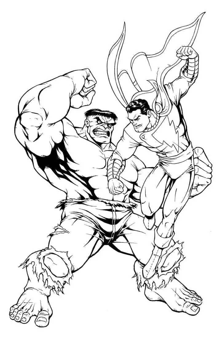 Hulk vs Shazam