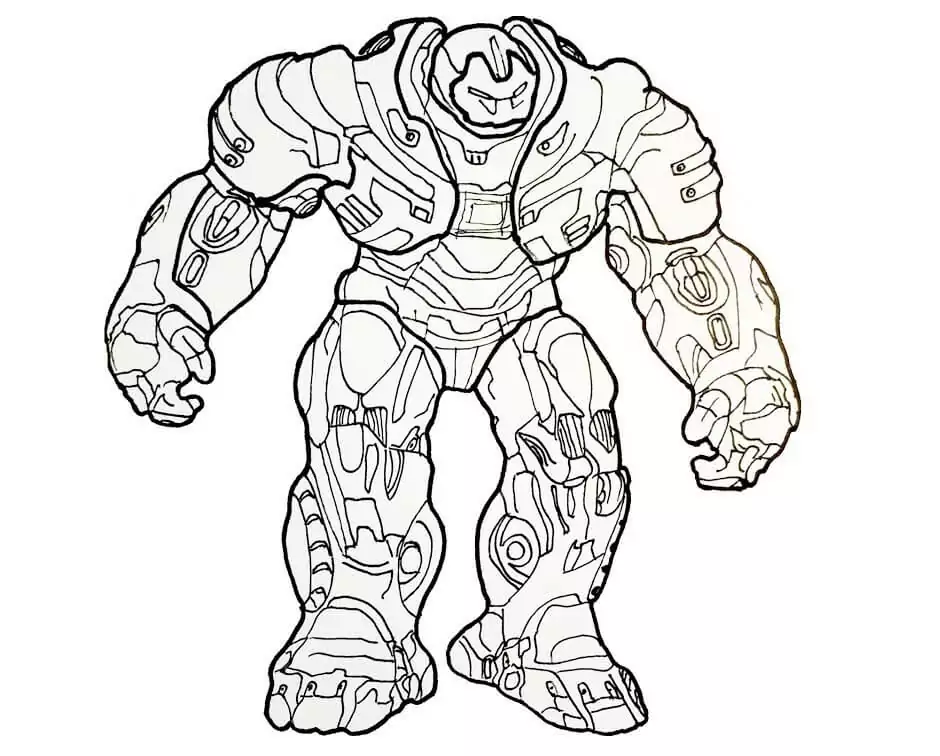 Lego Hulkbuster Coloring Page - Free Printable Coloring Pages for Kids