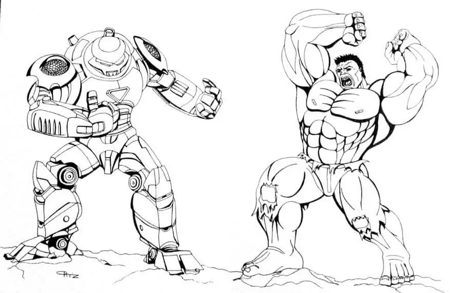 Hulkbuster vs Hulk 2