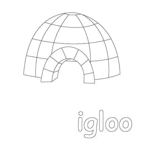 Igloo Free Printable