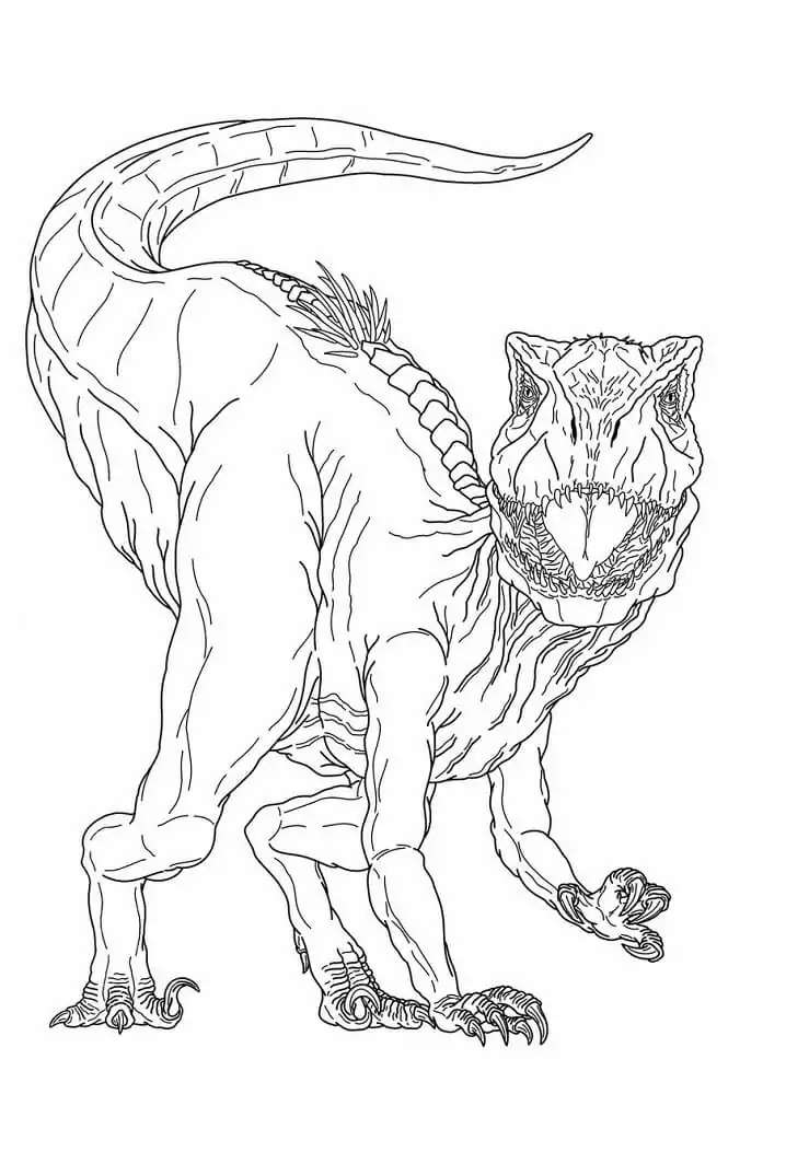 Indoraptor Coloring Page