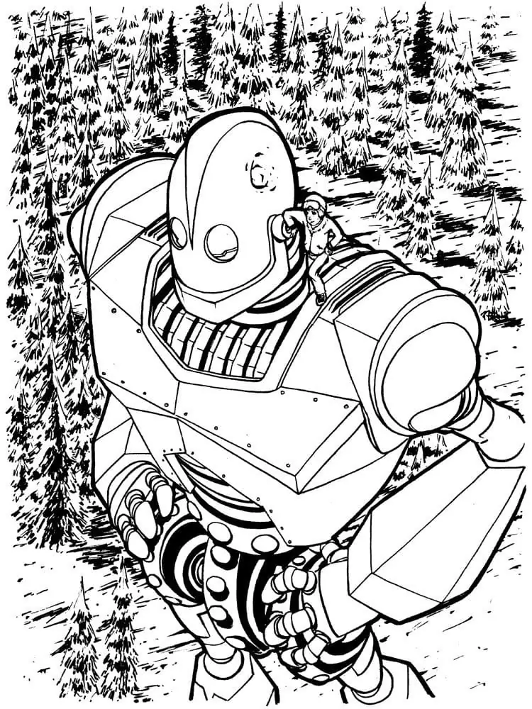 Iron Giant coloring page 2