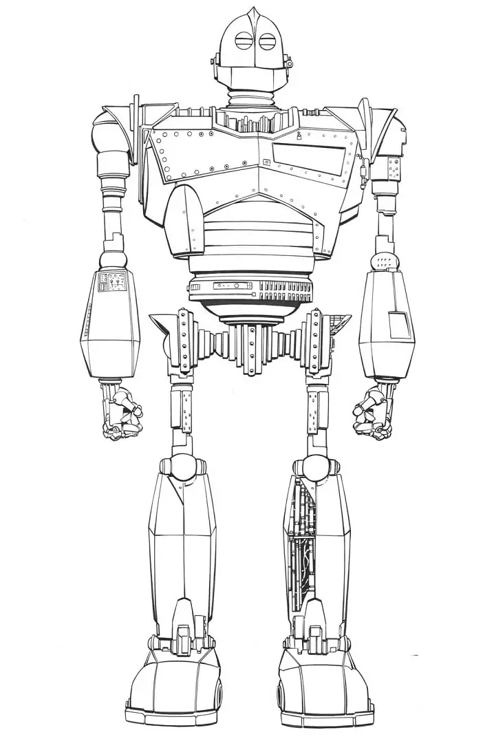 Iron Giant coloring page 5