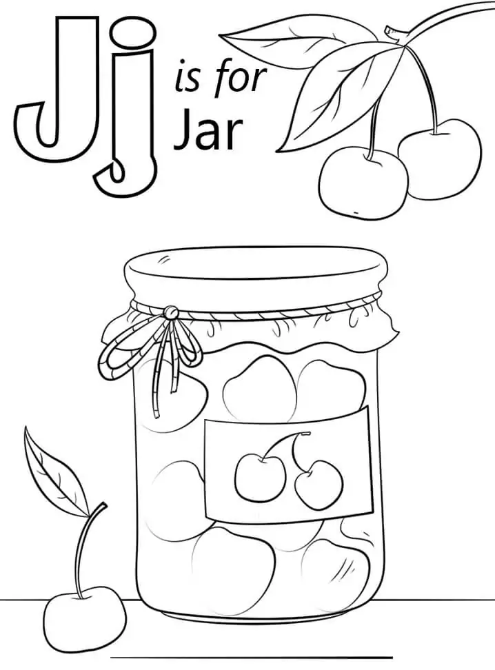 Jar Letter J