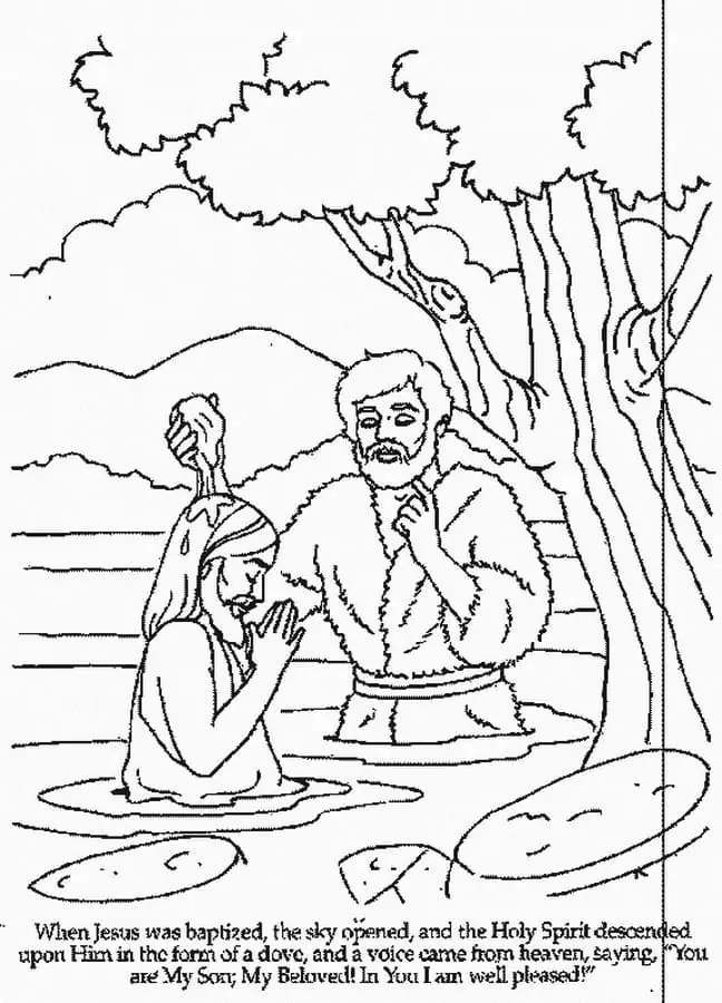 Jesus Being Baptized