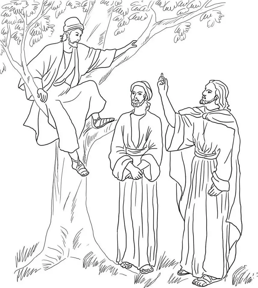 Jesus trifft Zachäus